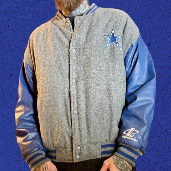 Vintage Dallas Cowboys Bomber Varsity Jacket - Picture 1 of 8